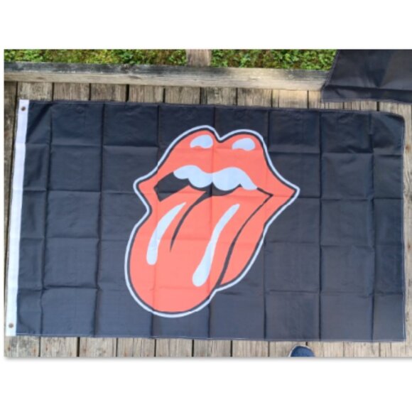 NEW Rolling Stones Tongue 3x5 Feet Flag - Picture 1 of 3